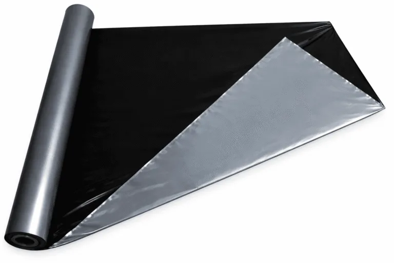 Black and silver Mulch Film